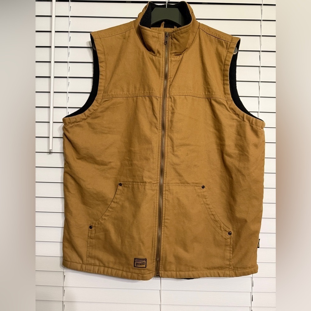 NWOT Brazos work Force Vest with lined size L - Picture 3 of 10